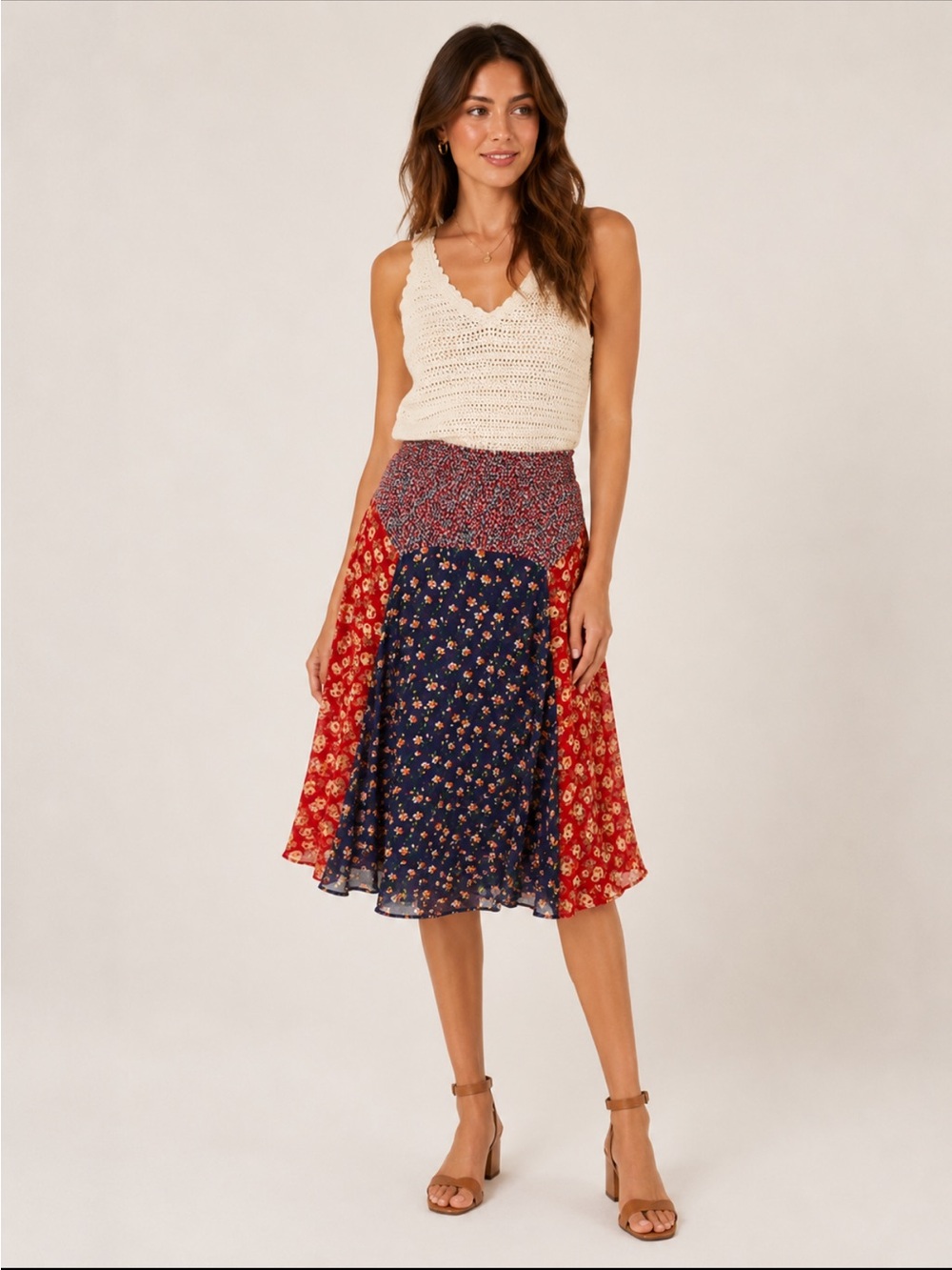 Anthropologie Meadow Rue
Prairie floral Midi skirt size 8 - Picture 9 of 9